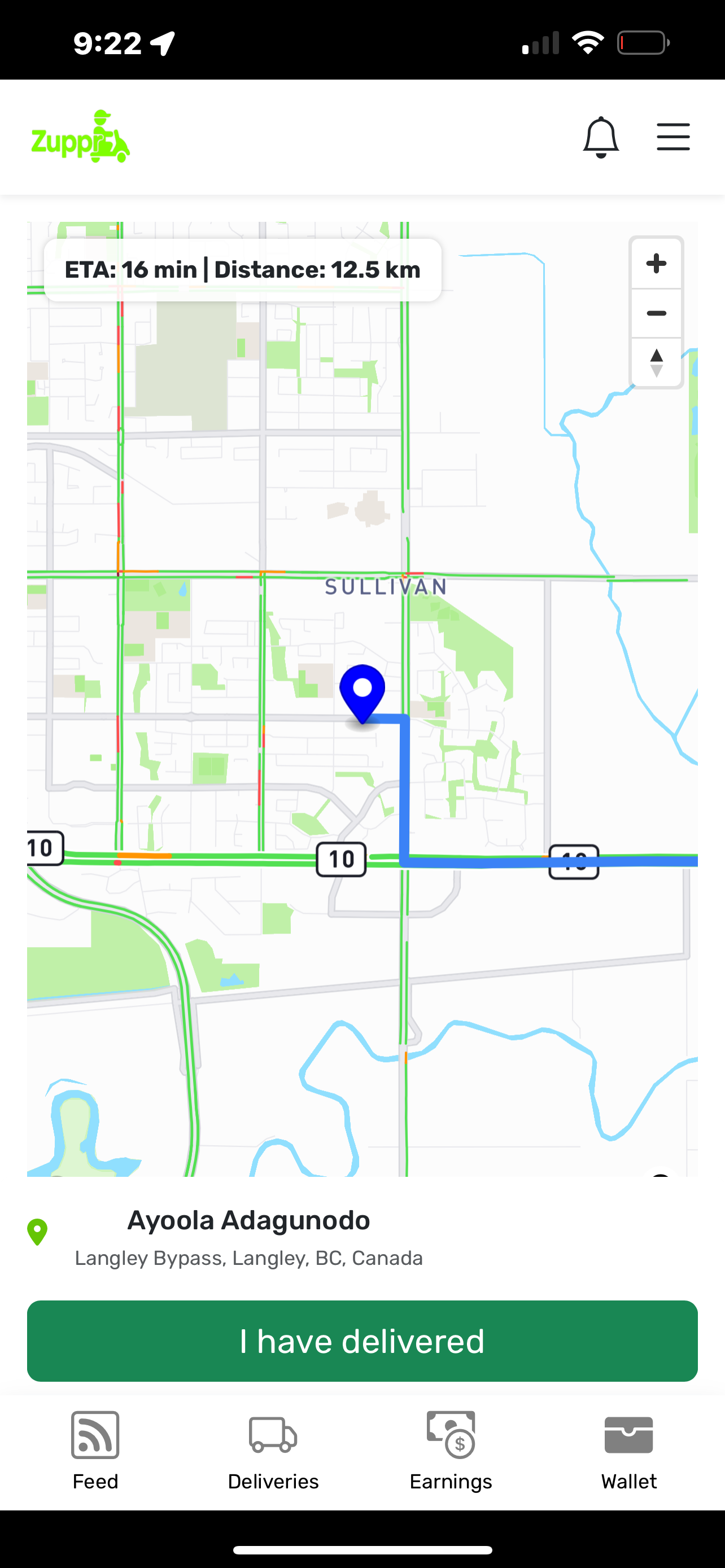 Driver app screenshot 3